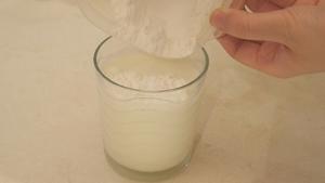 椰蓉牛奶小方+红豆蜜豆的做法 步骤2