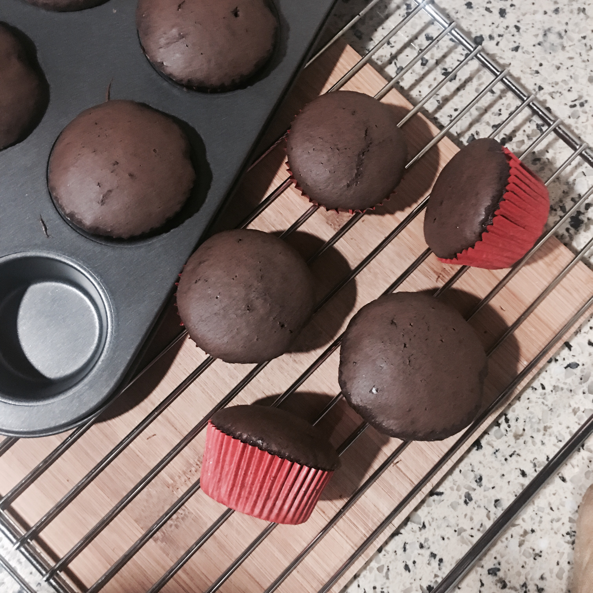 巧克力纸杯蛋糕