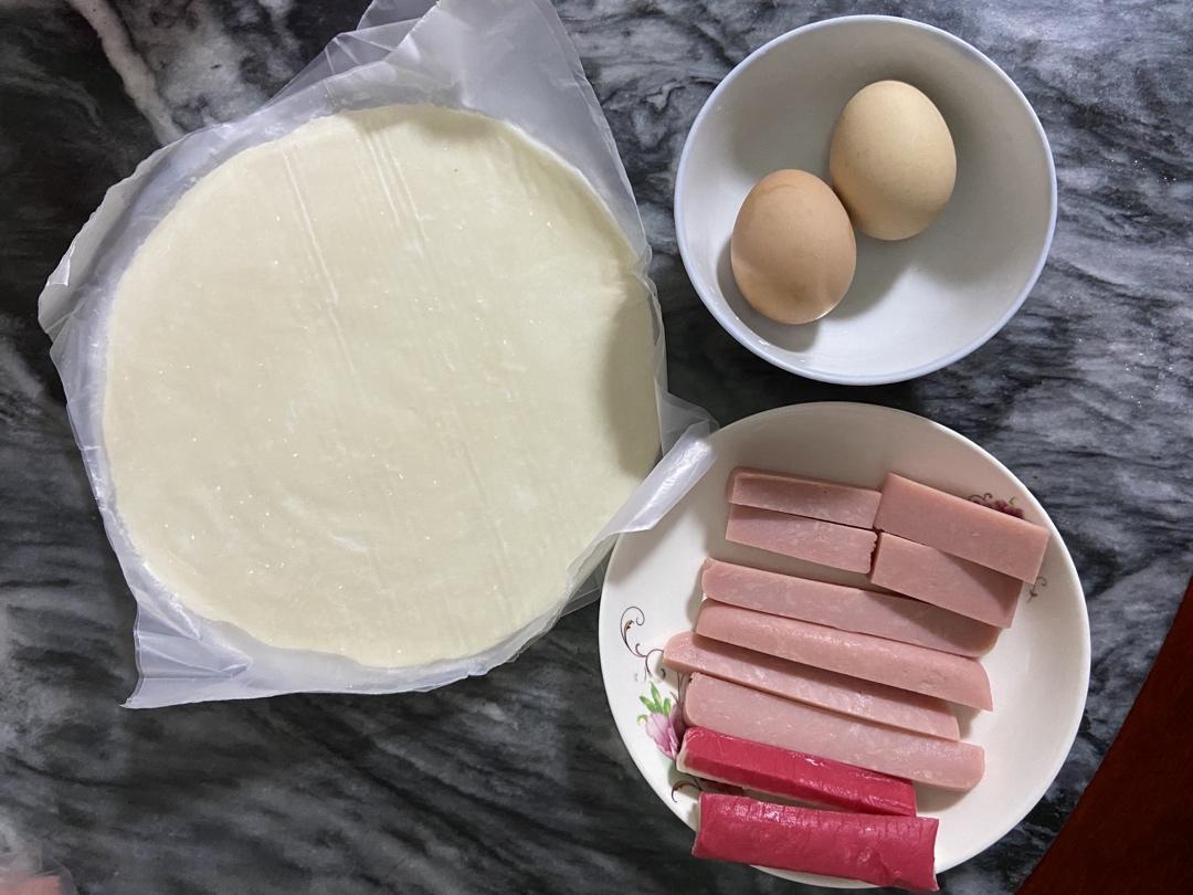 5分钟就能搞定的手抓饼早餐，酥到掉渣～