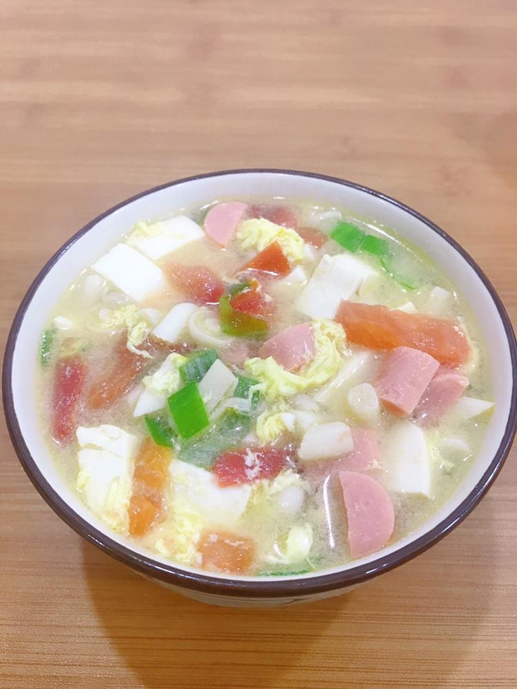 菌菇豆腐汤