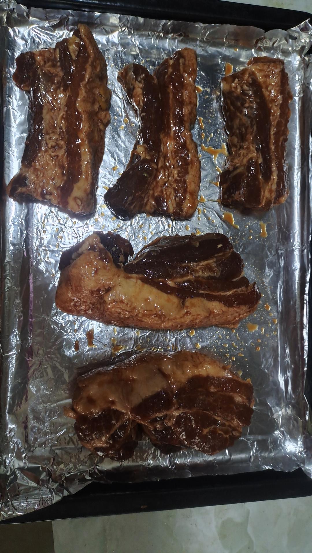 蜜汁叉烧肉（新手烤箱0失败）