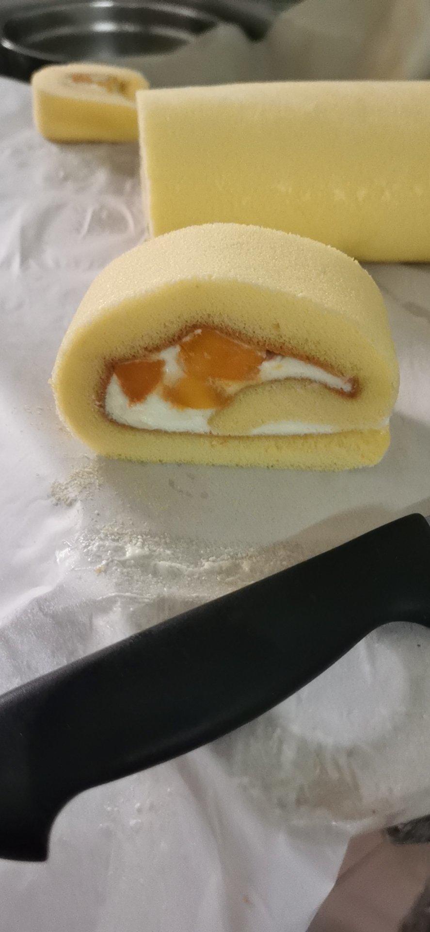 黄桃蛋糕卷（小四卷）