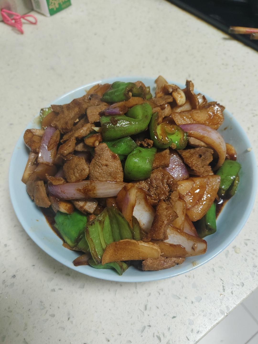 爆炒猪肝家庭做法