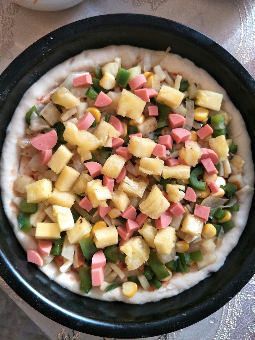 自制厚底披萨面饼