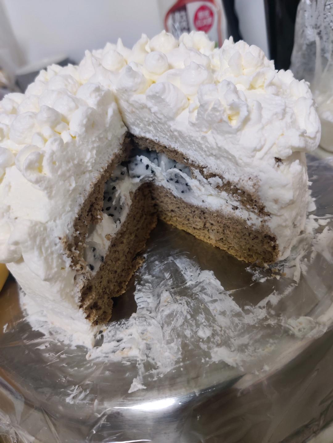 6寸红茶戚风蛋糕             太好吃