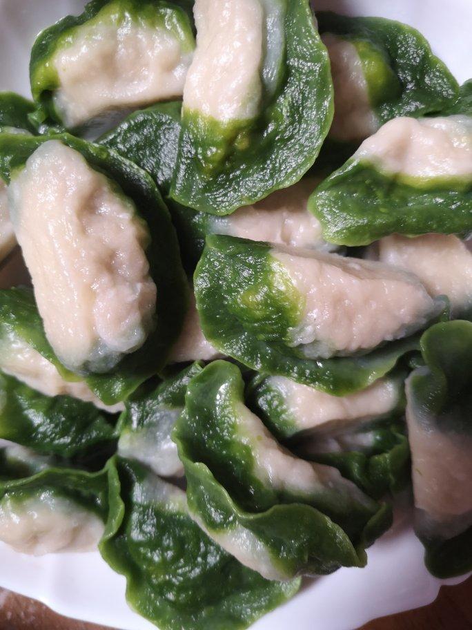 翡翠白菜饺