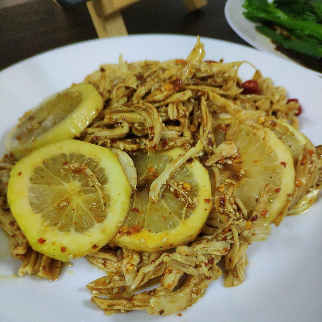 ✅ 第6道快手低脂菜✨清爽美味的柠檬鸡丝🍋鸡胸肉满分吃法💯