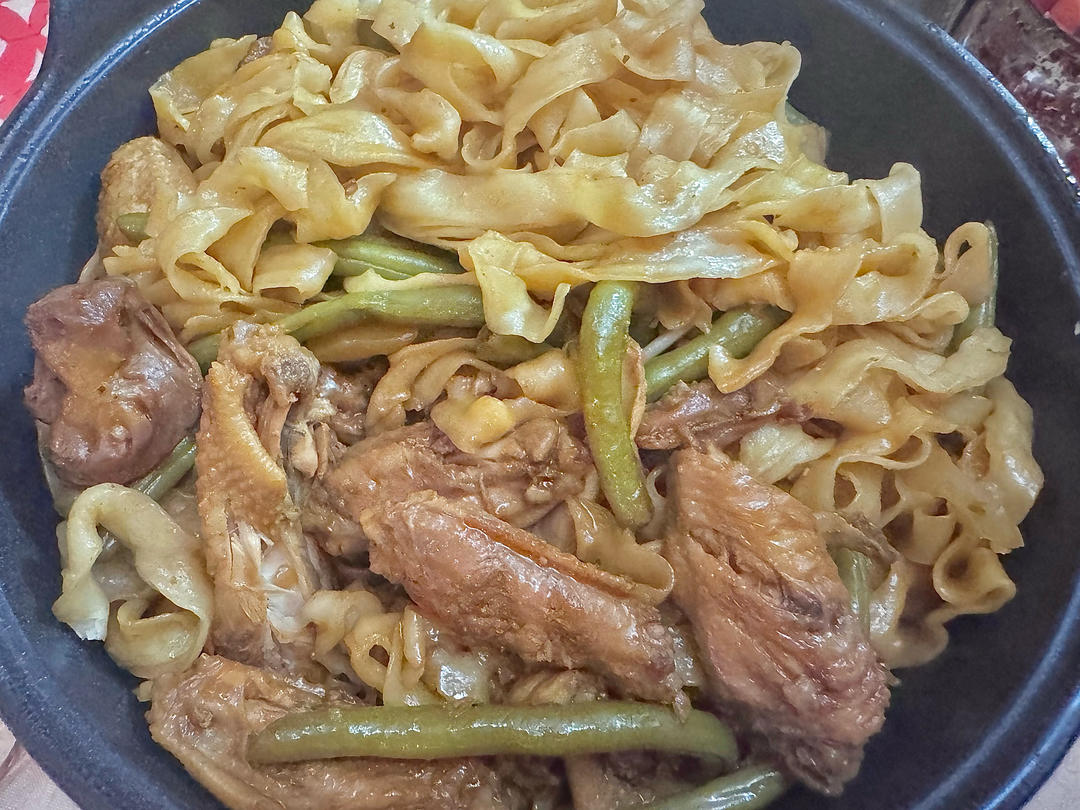 豆角焖面