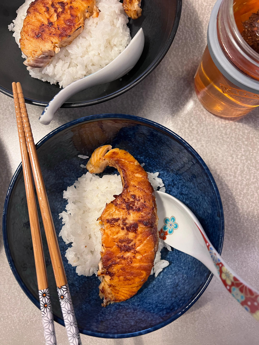 日式鲑鱼茶泡饭