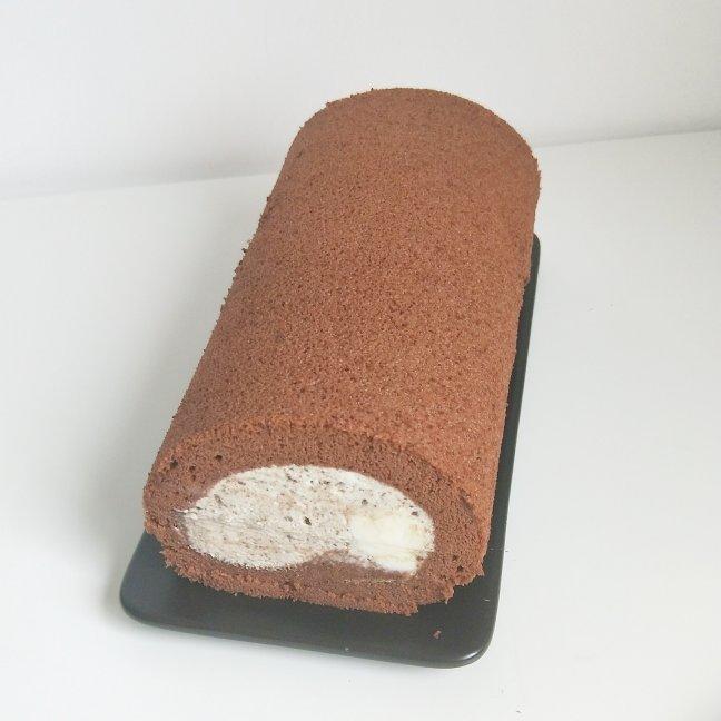 超浓郁卷不裂的巧克力蛋糕卷