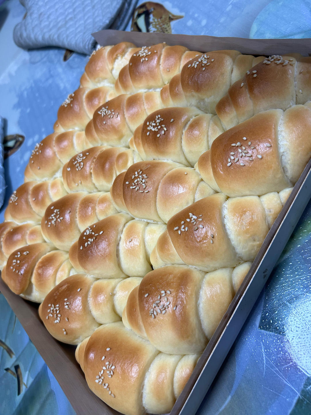 牛奶面包卷（直接法）