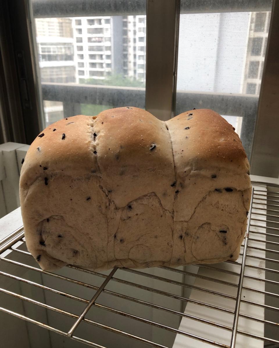 ♨️软糯糯的紫米红豆吐司