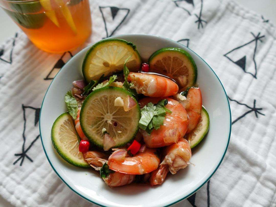 泰式青柠虾 #上饭青柠汁#