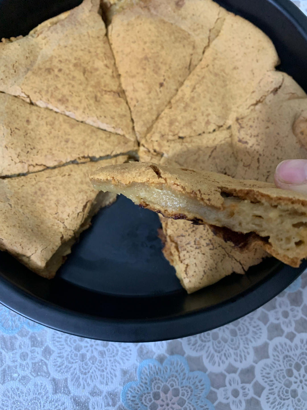 无需揉面‼️只要拌一拌就能做酥掉渣‼️好吃到爆的蔓越莓烤年糕‼