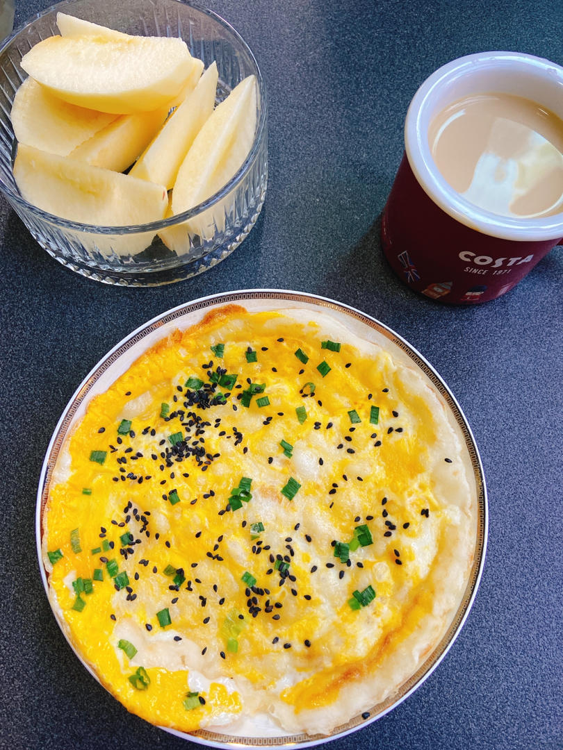秒杀早餐摊不破皮大煎饼，步骤超详细