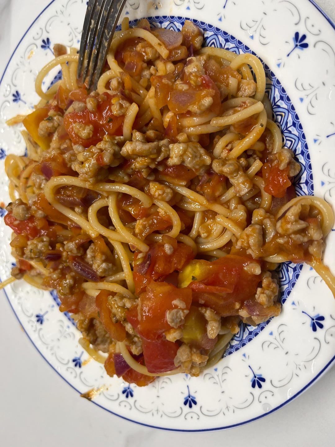 番茄肉酱意大利面
