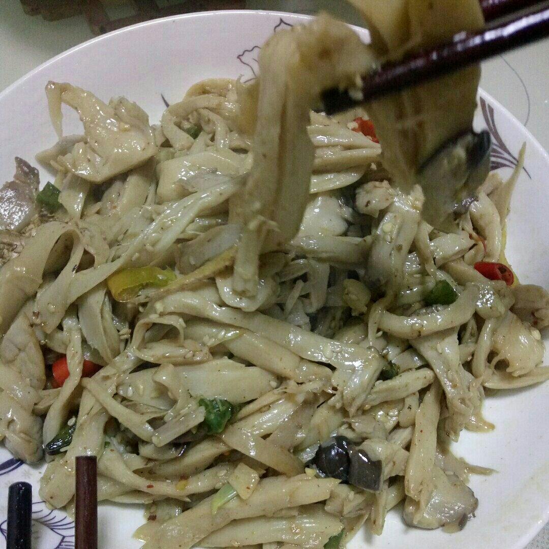 干煸手撕杏鲍菇