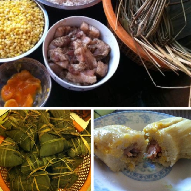 手把手教你包广式咸肉粽