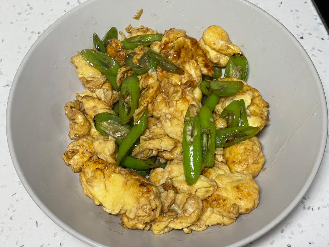 杭椒炒鸡蛋