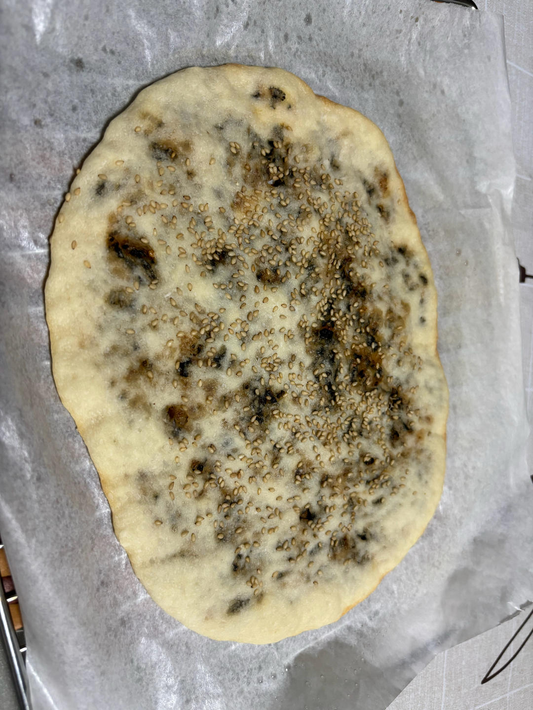 隔夜醒发要领～鲜肉锅盔