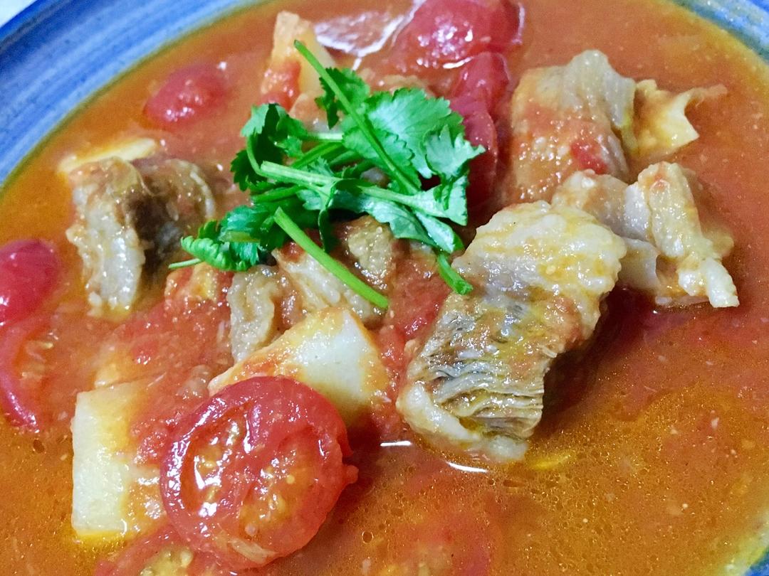 【番茄土豆炖牛腩】