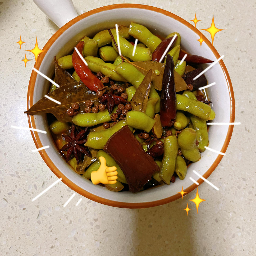 豪华版水煮毛豆