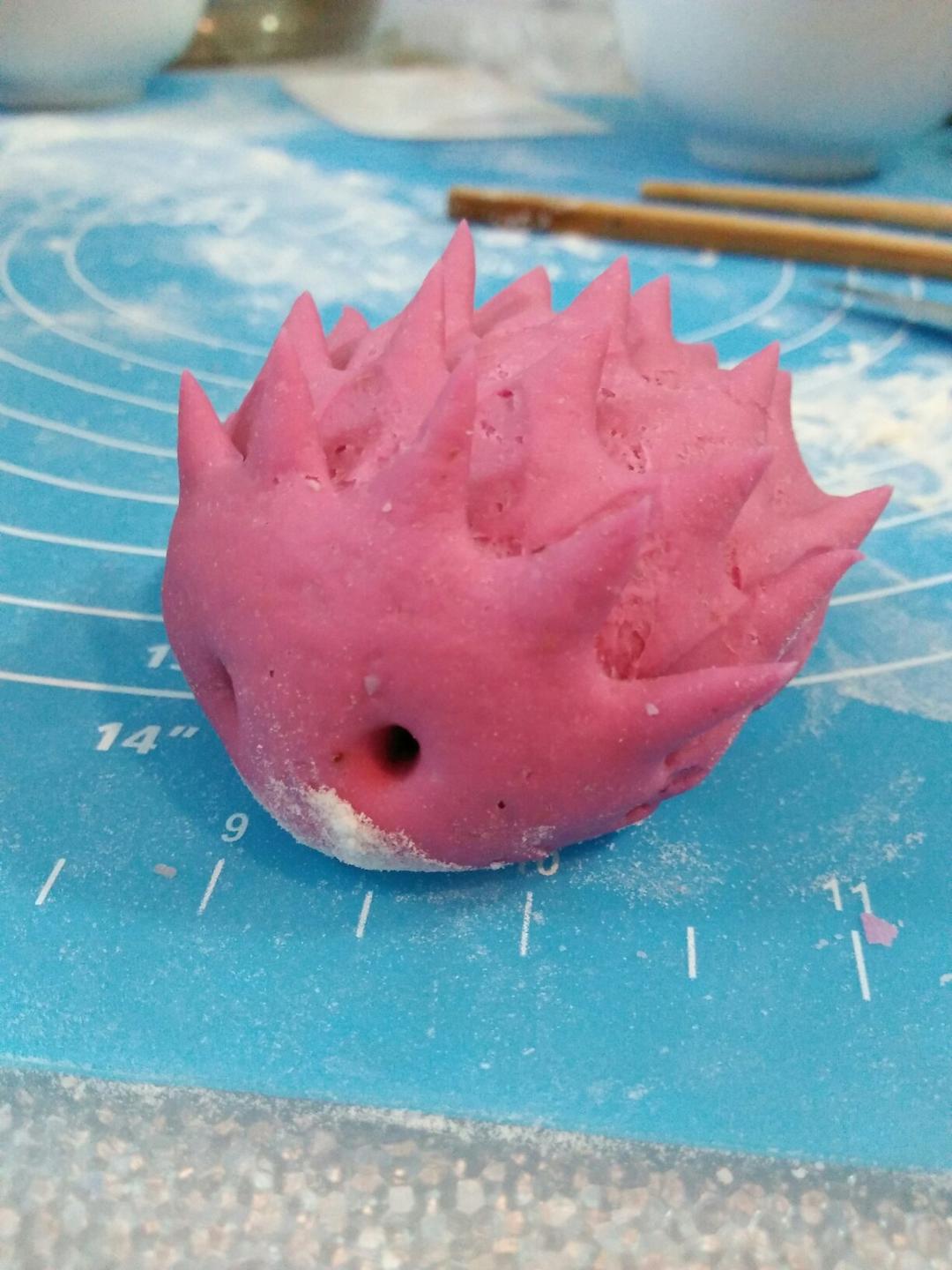 南瓜刺猬馒头