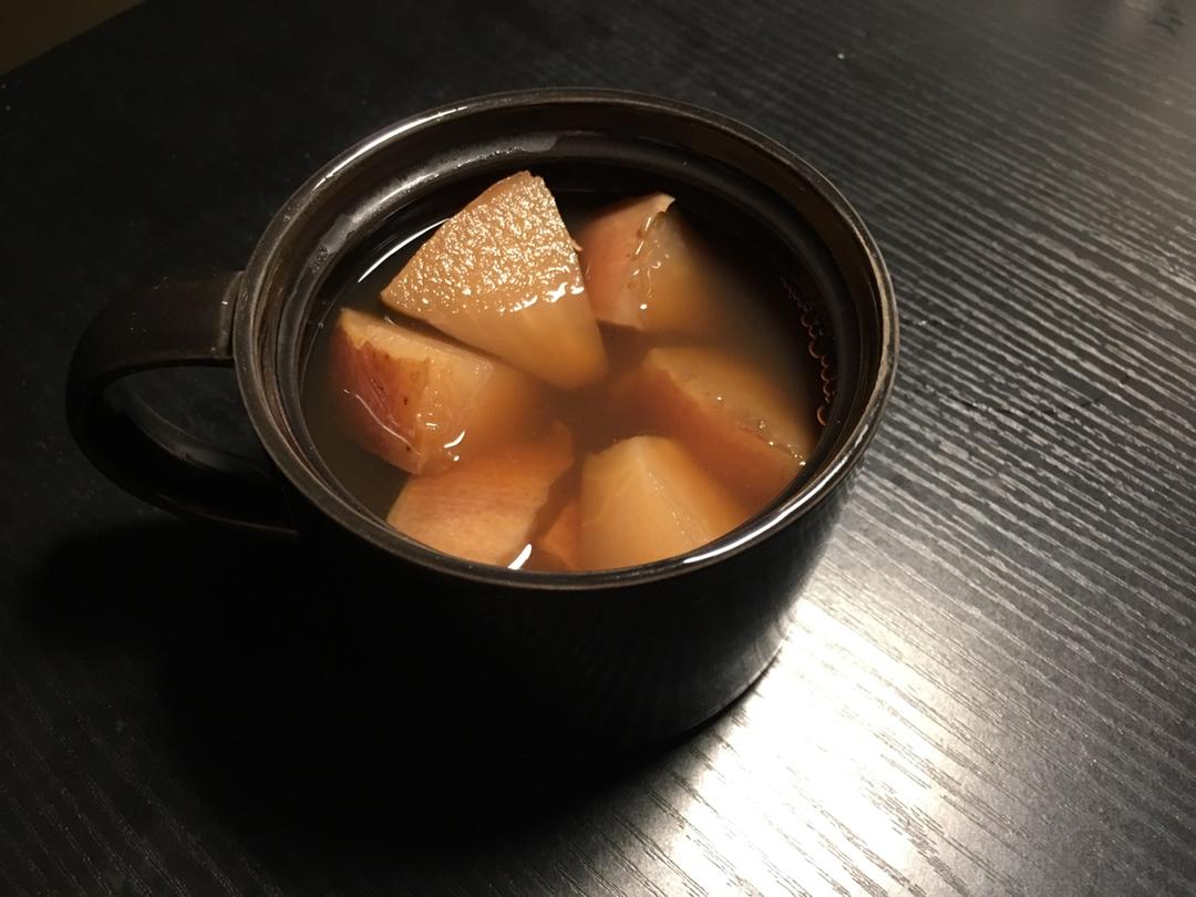 春寒料峭，驱寒糖水来暖心丨苹果生姜红糖汤 · 圆满素食