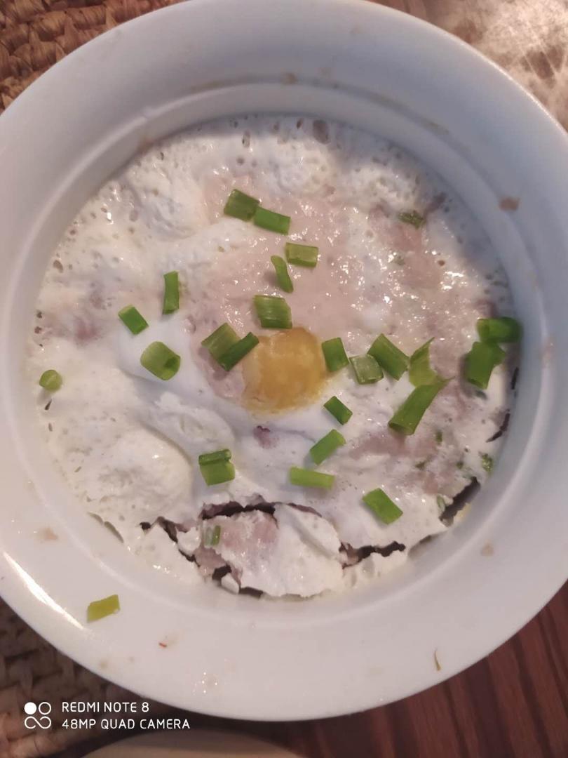 咸蛋蒸肉饼
