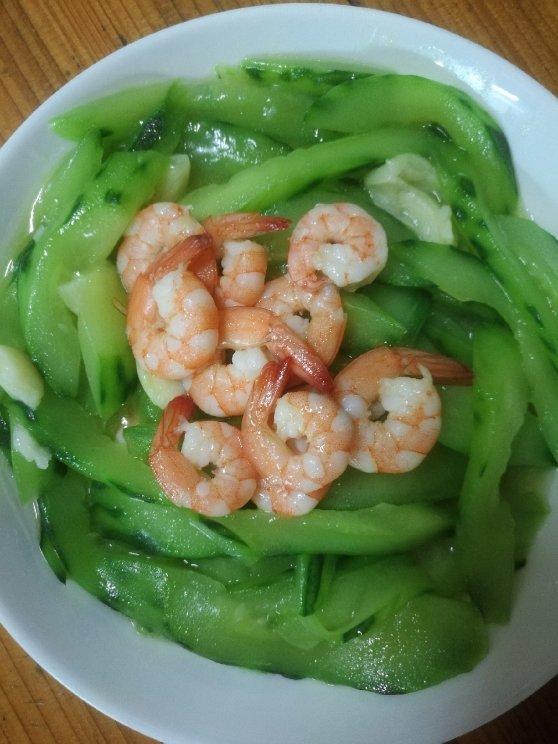 虾仁炒黄瓜胡萝卜