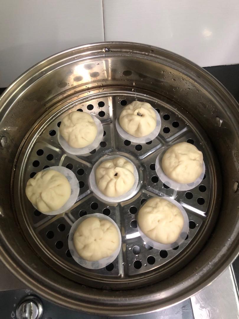 核桃芝麻花生红枣白糖包子