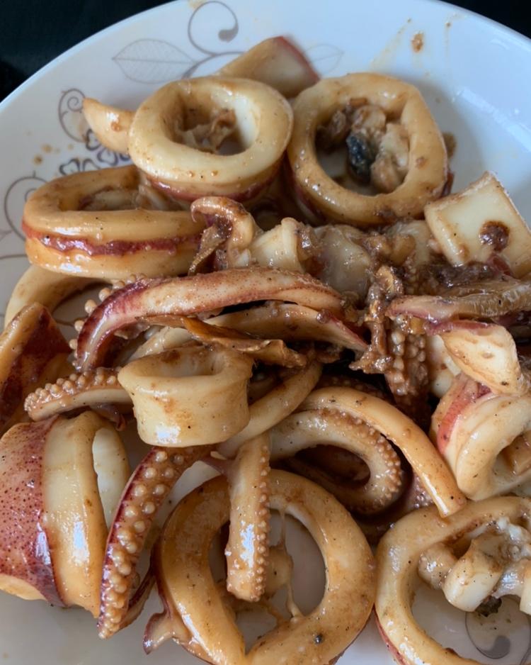 油焖小管（笔管鱼）