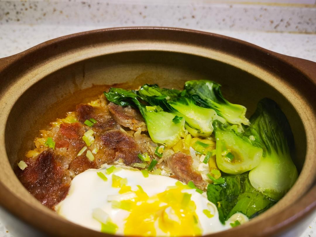 香肠煲仔饭