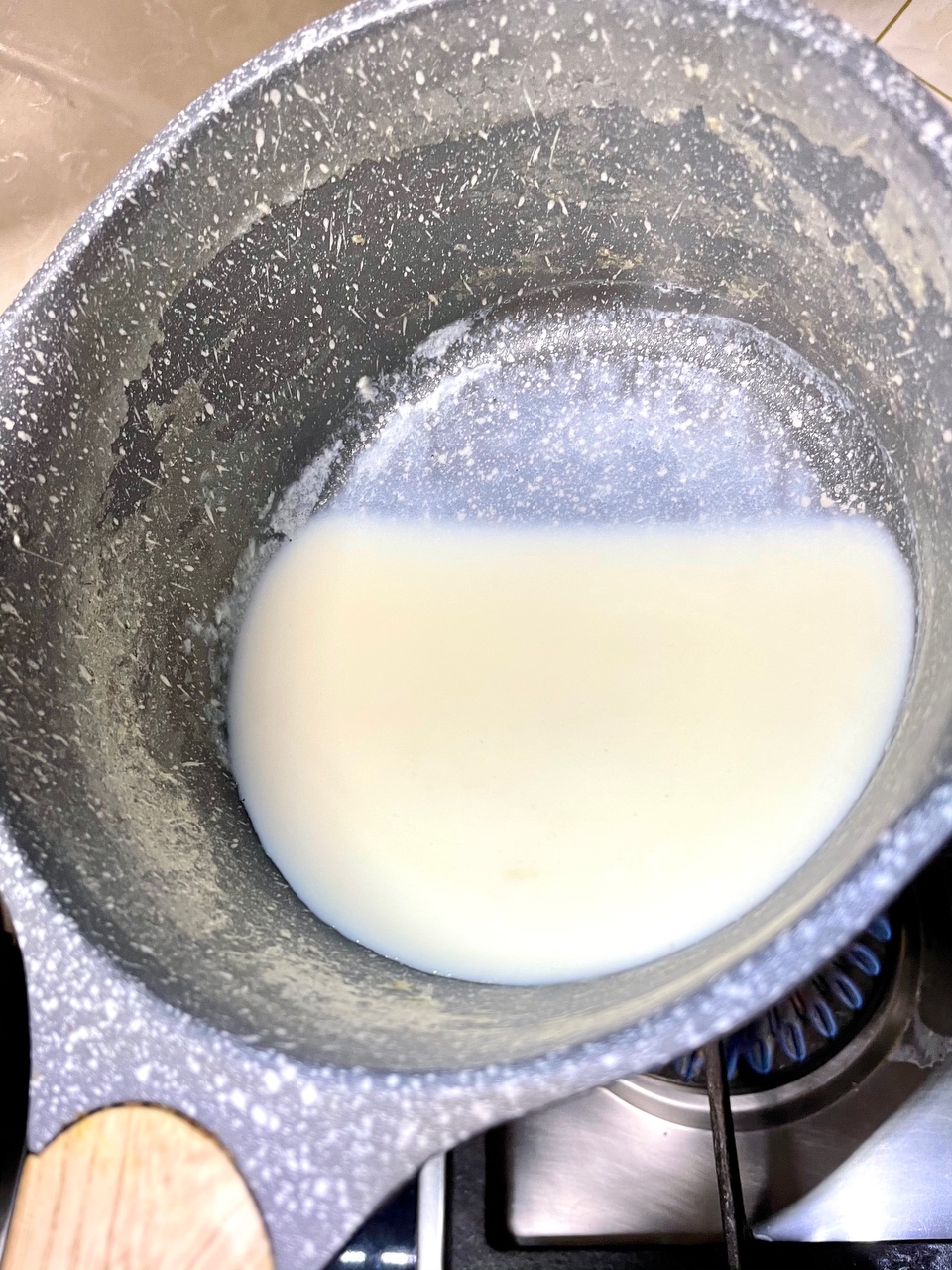 脱脂牛奶版淡奶的做法 步骤2