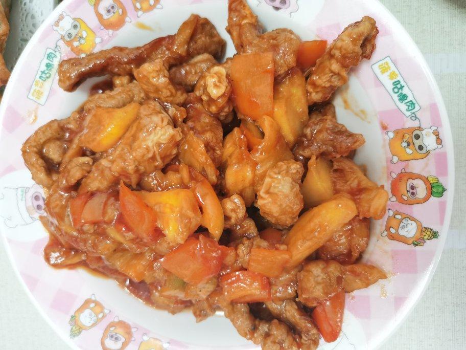 秘制菠萝咕噜肉（绝对好吃）