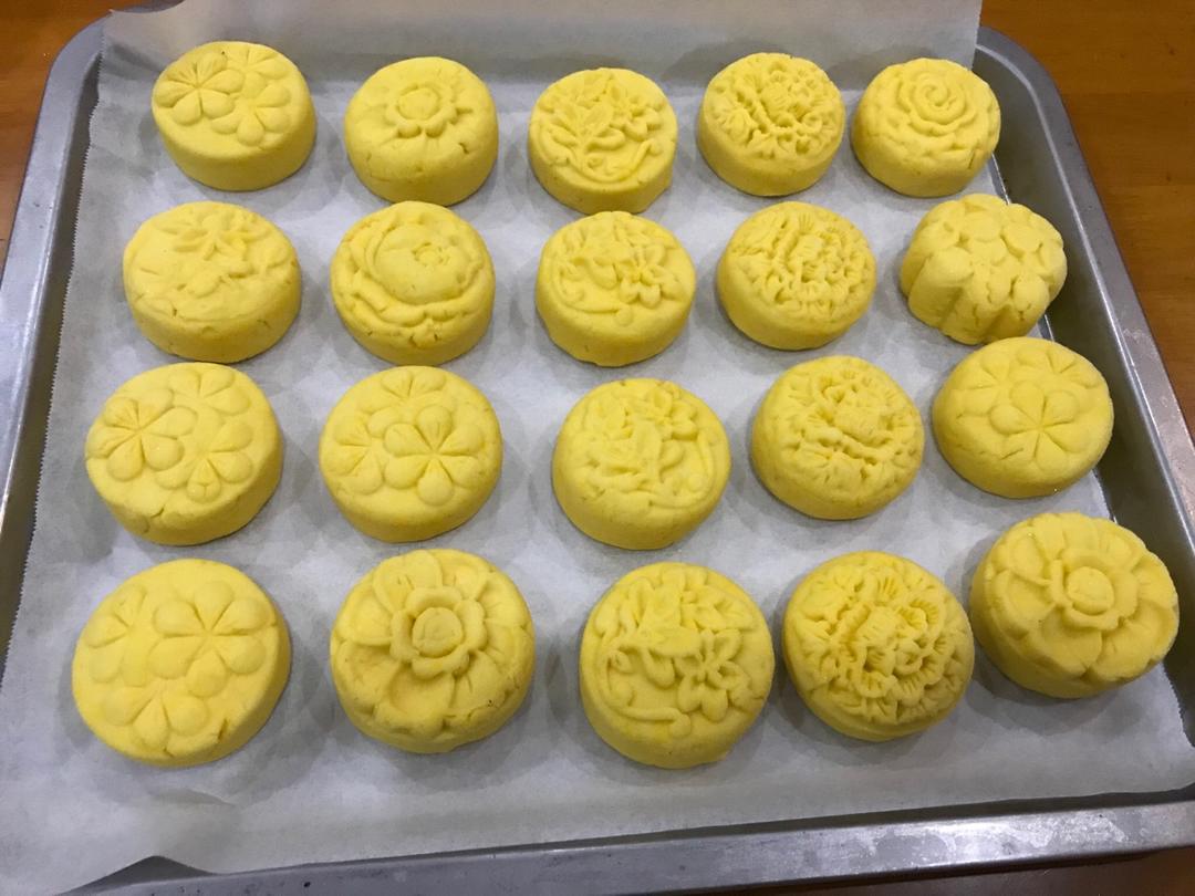 超详细图解版--流心奶黄月饼