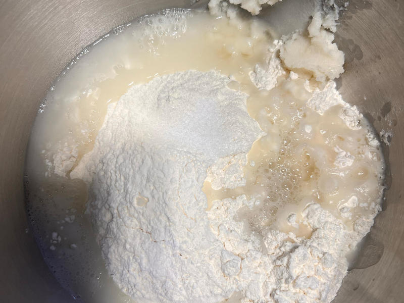 纯奶手撕吐司的做法 步骤1