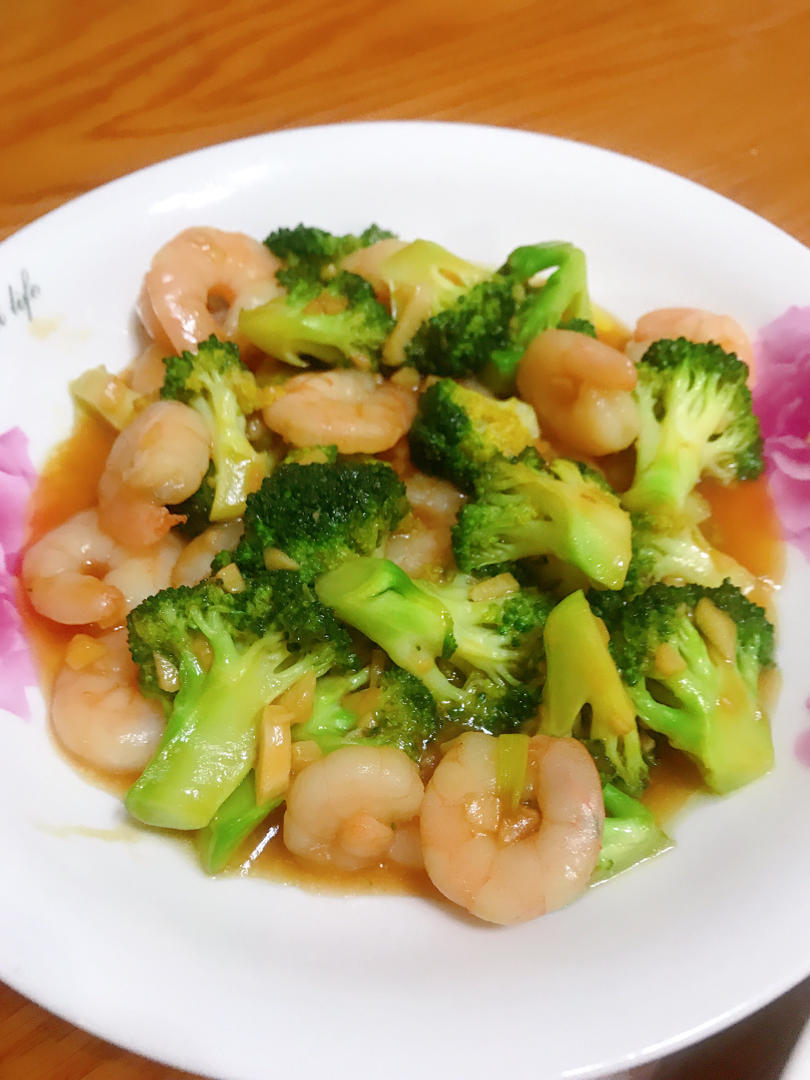 西兰花炒虾仁