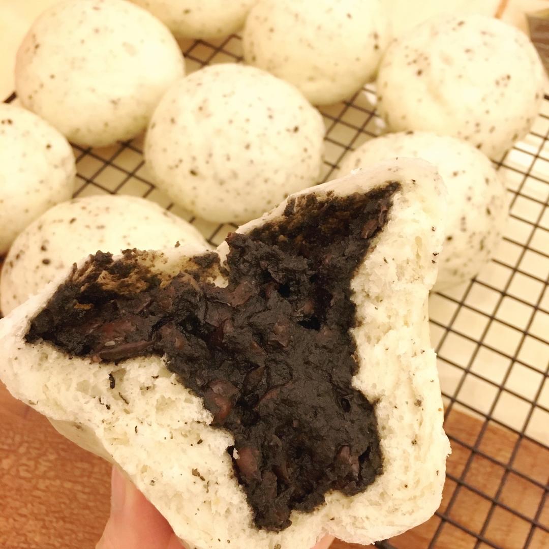 黑芝麻果干红豆包补铁餐