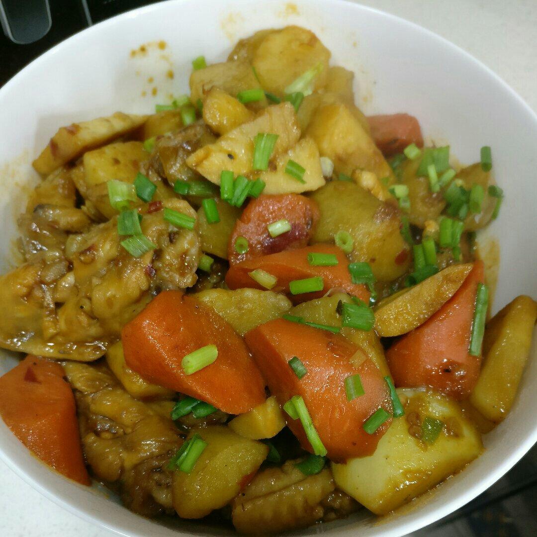 胡萝卜土豆烧鸡翅