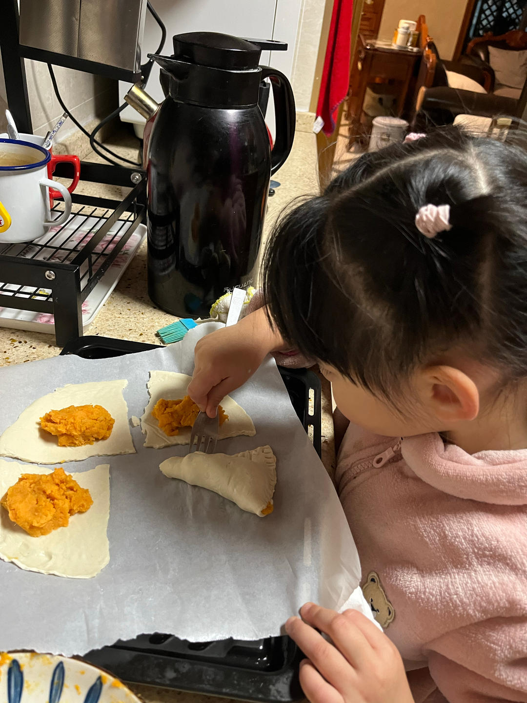 手抓饼之芒果派（红薯派）