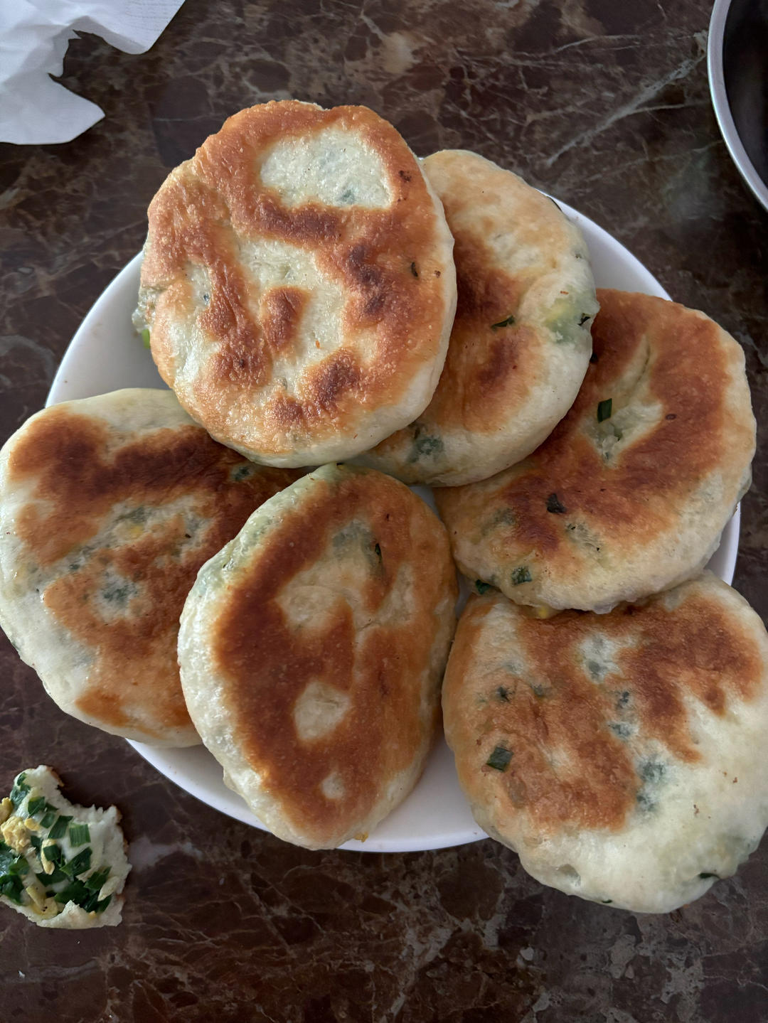 不用去早餐店的发面馅饼