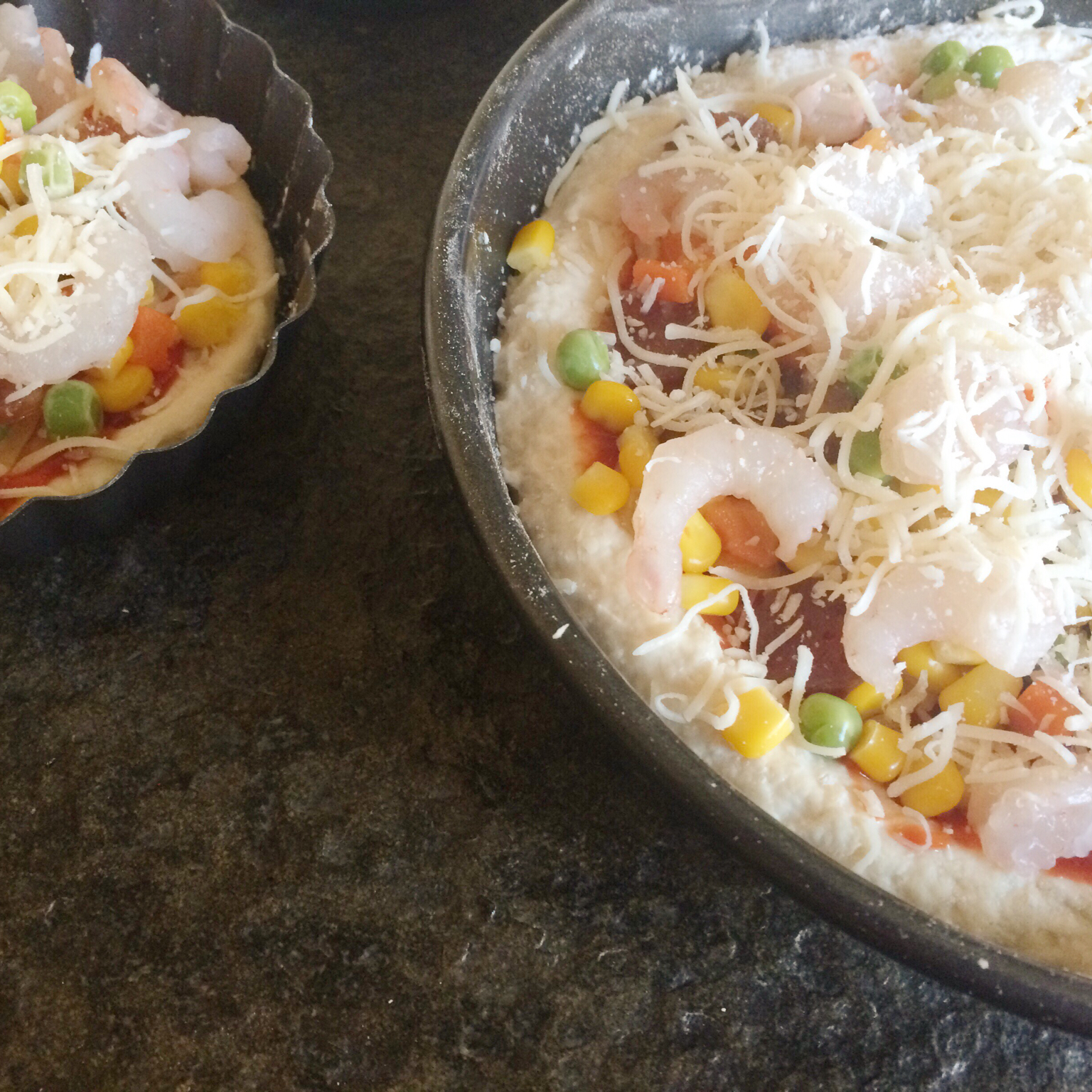 不用酵母的披萨底 No Yeast Pizza Dough