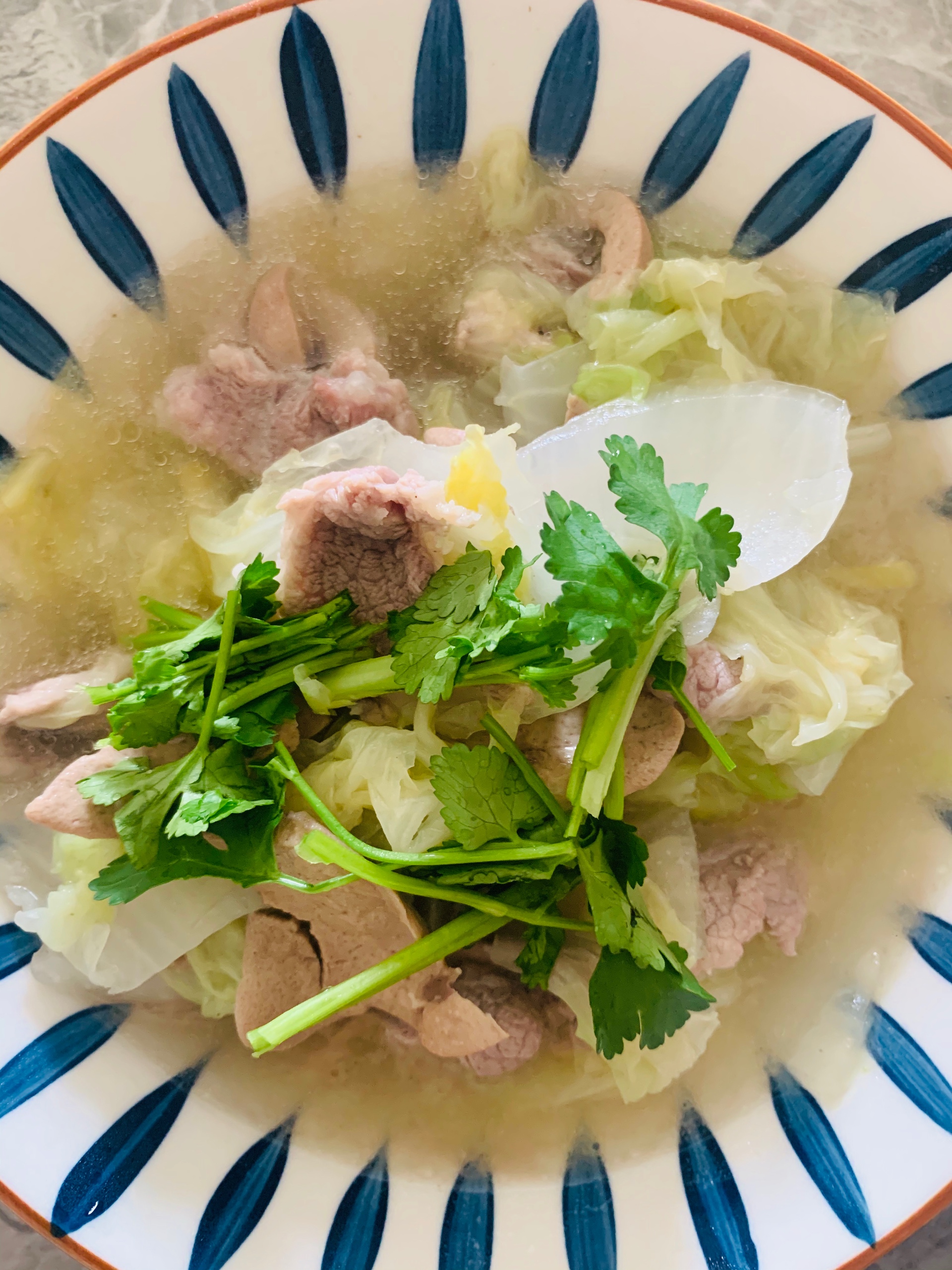 潮汕特色猪腰瘦肉白菜汤的做法