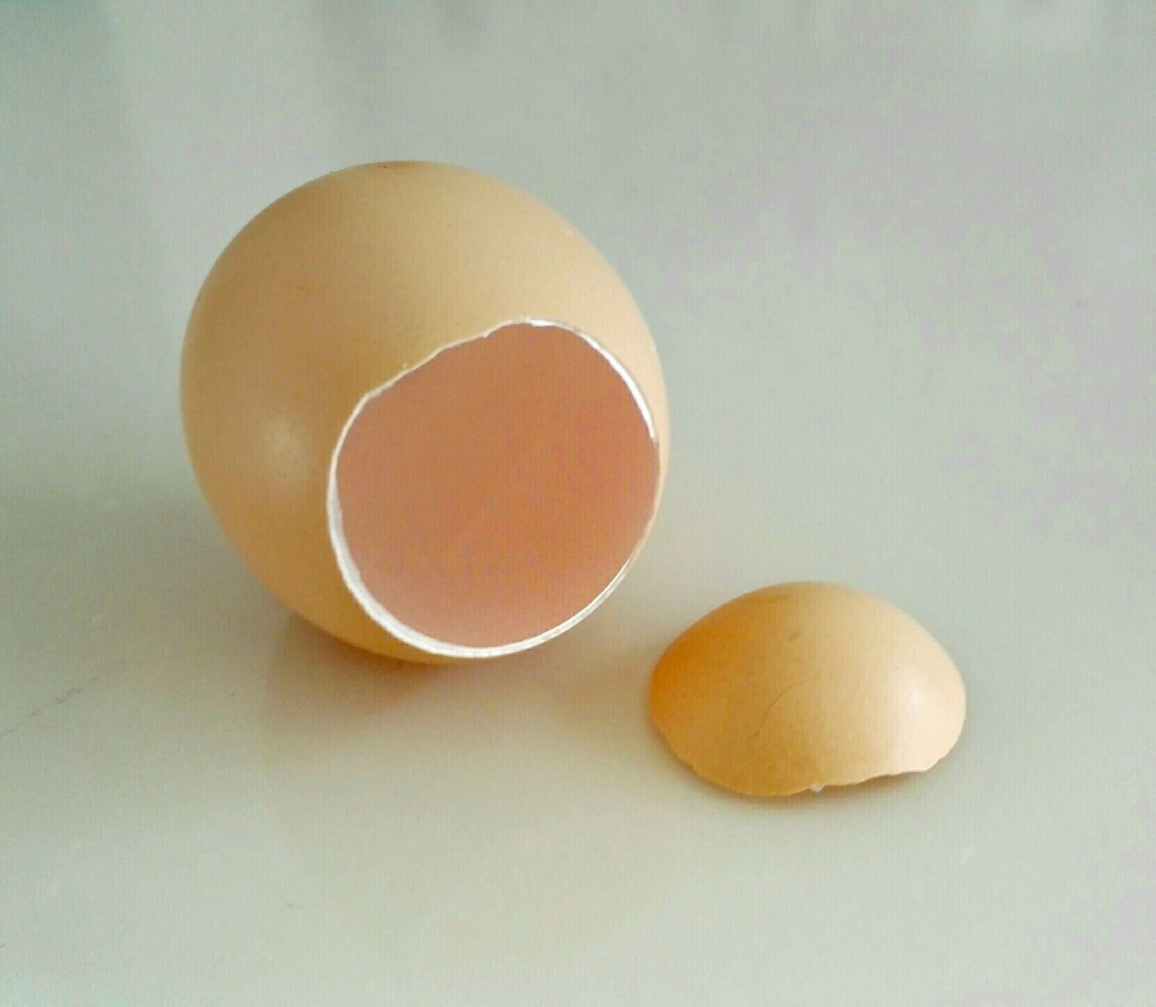 挖球器打出完整蛋壳的做法