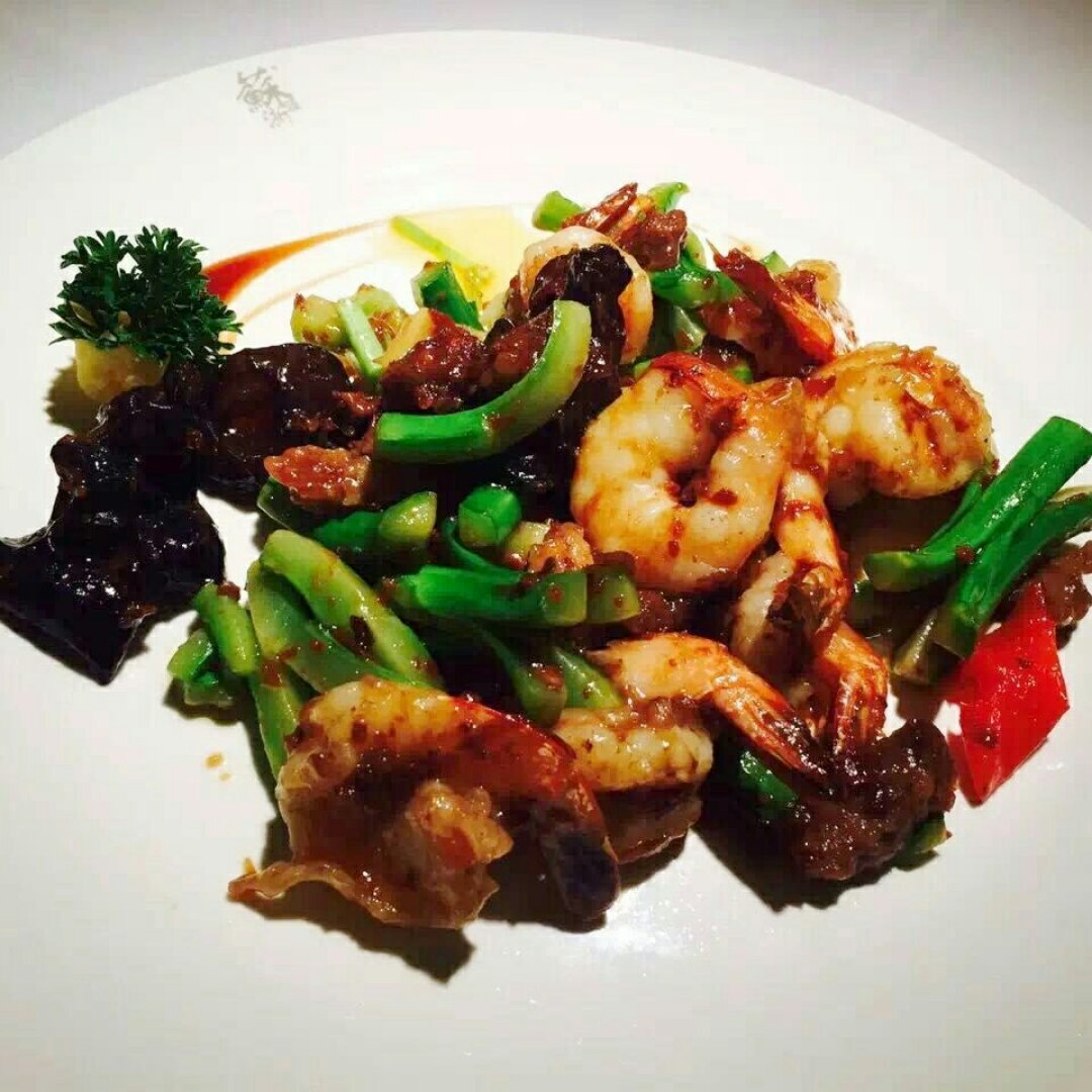 橄榄菜刀豆焖土豆