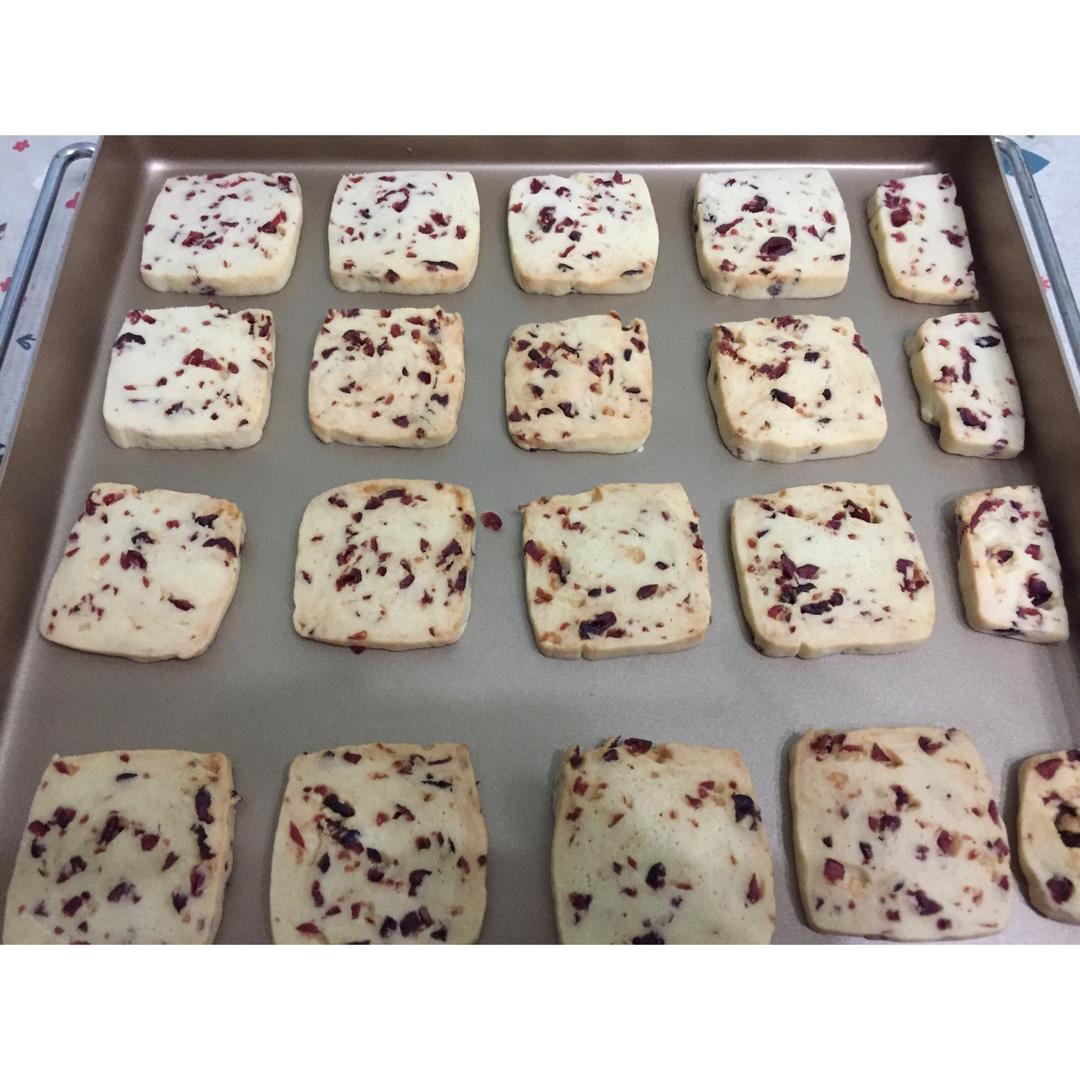 低糖少油版蔓越莓饼干