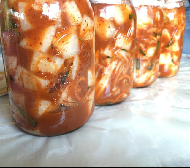 正宗韩国泡菜（youtube上韩国厨师Maangchi的菜谱）