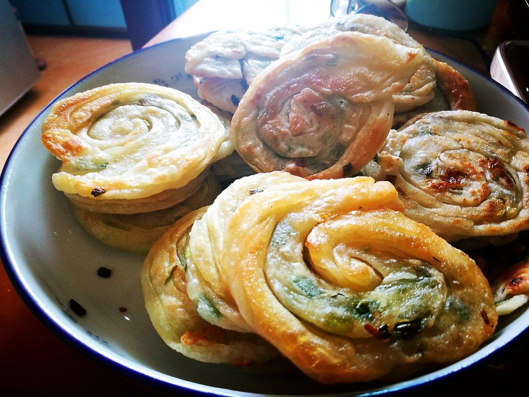 快手懒人版葱油饼❗️㊙️简单易做❗️超级酥脆❗️