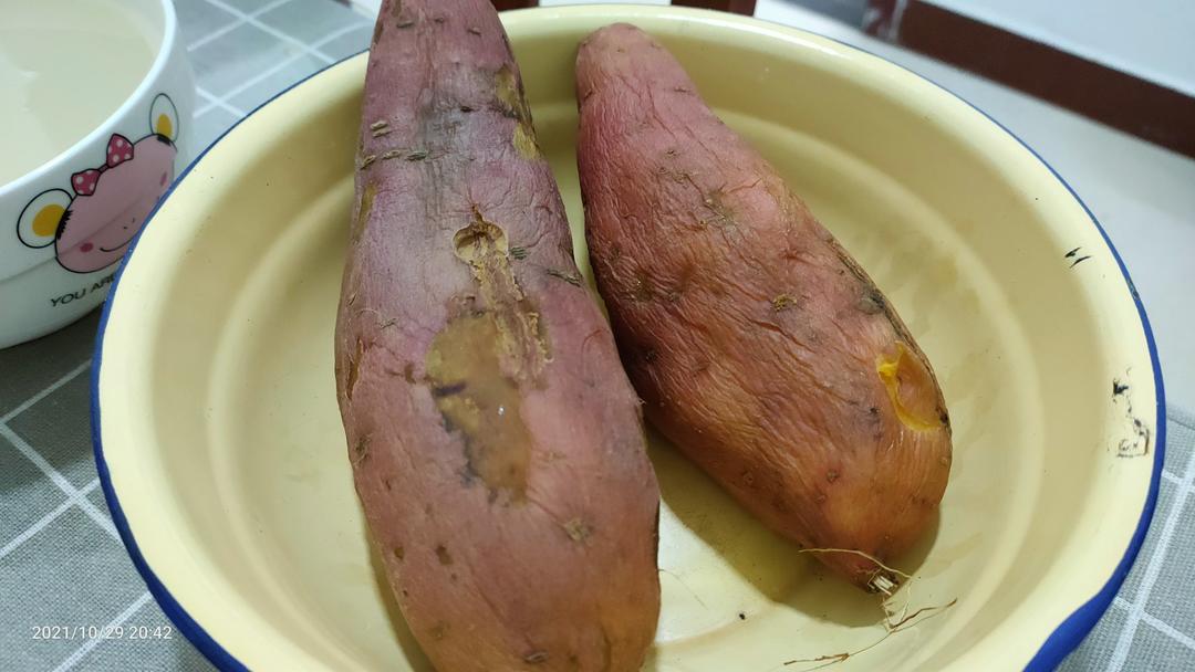 蒸红薯（红薯最营养的吃法——电高压锅版本）